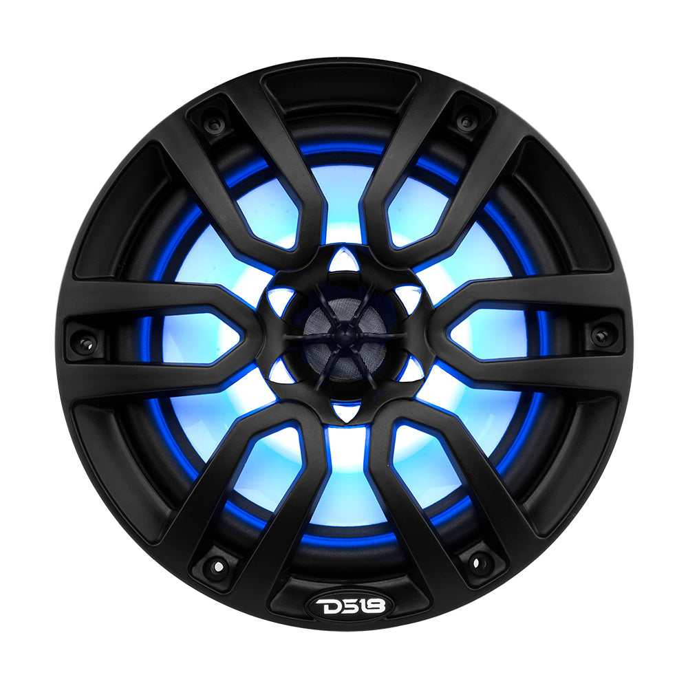 DS18 - HYDRO 8" 2-Way Marine Speakers - With RGB LED Lights — Quality Boat Parts