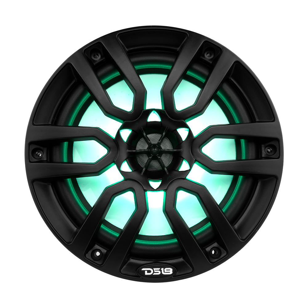 DS18 - HYDRO 8" 2-Way Marine Speakers - With RGB LED Lights — Quality Boat Parts