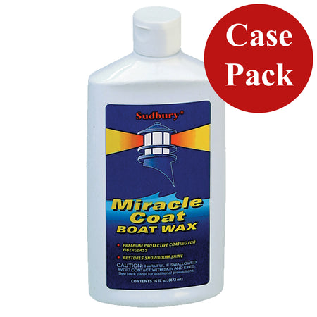 Sudbury - Miracle Coat Boat Wax - 16oz Liquid, Case of 6 — Quality Boat Parts