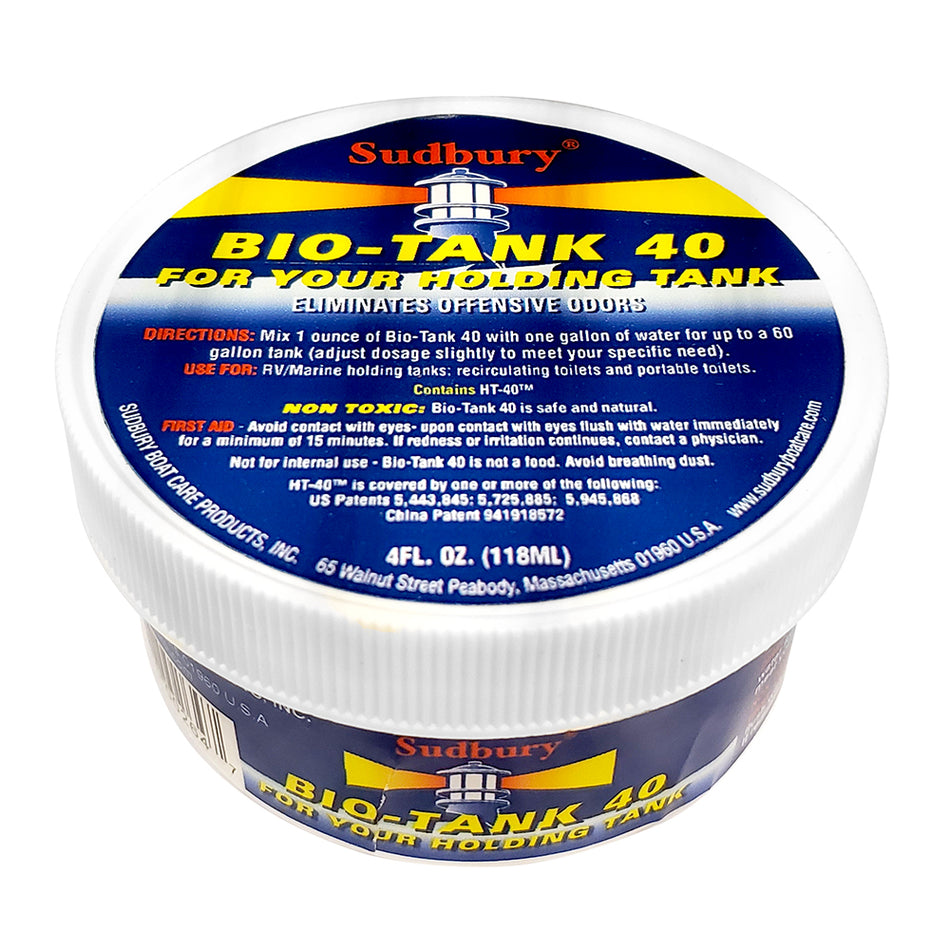 Sudbury - Bio-Tank 40 Holding Tank Treatment - 4oz — Quality Boat Parts