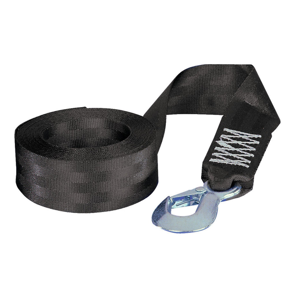 Fulton - Winch Strap - With Hook — Quality Boat Parts