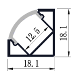 Apollo 6.5FT (2M) Angular Track with Frosted PC — Quality Boat Parts