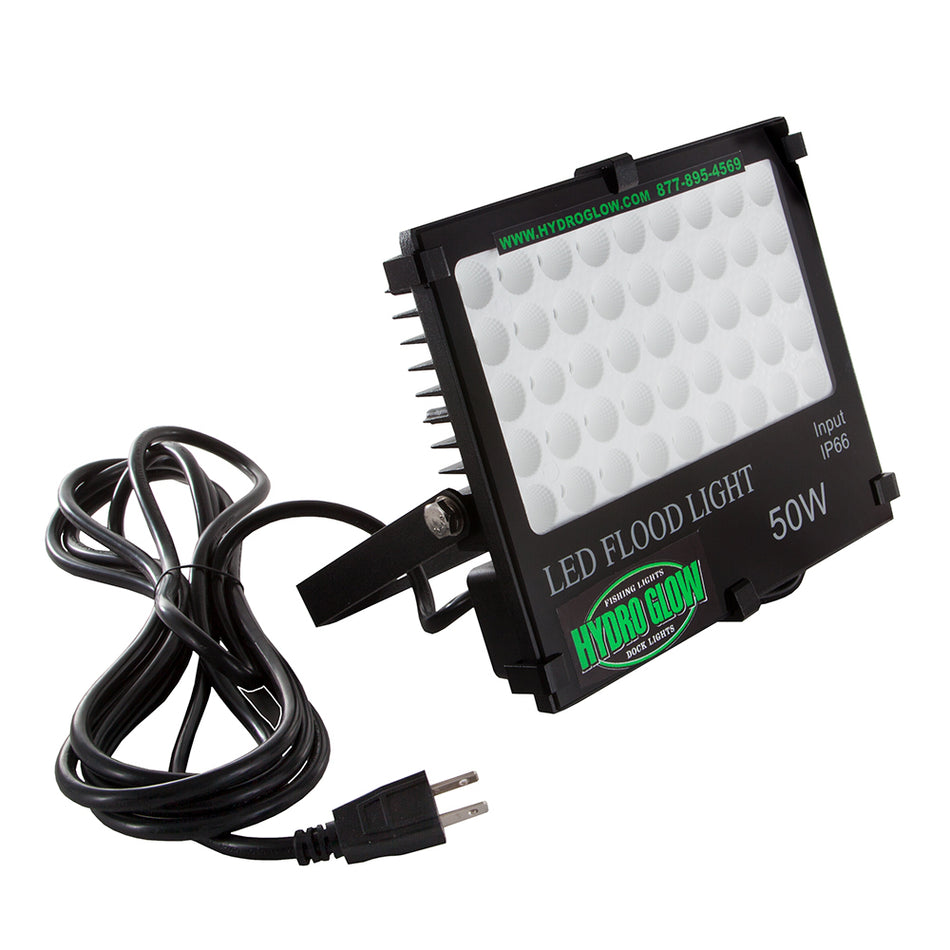 Hydro Glow - FL50 50W/120VAC Flood Light - White — Quality Boat Parts