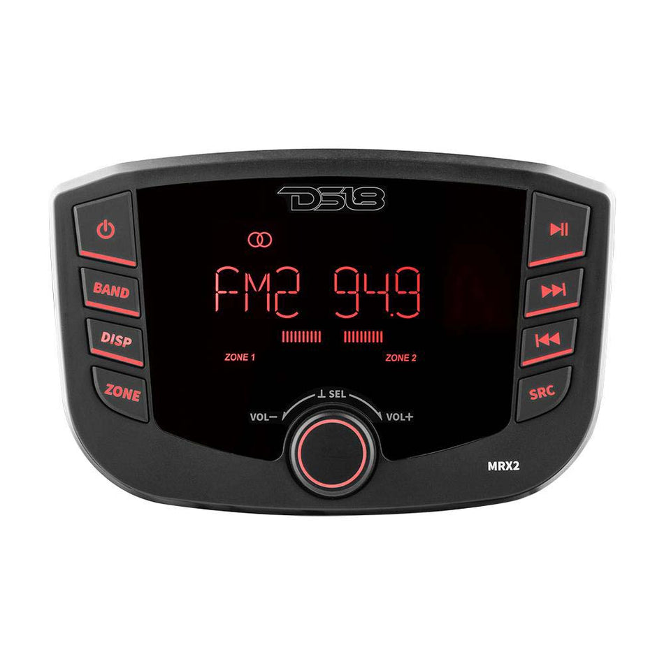 DS18 - Marine Stereo - With AM/FM/BT, 2 Zone — Quality Boat Parts