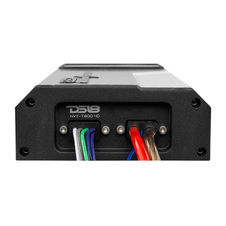 DS18 - Marine Waterproof Amplifier - Class D Full-Range, 4 Ohms, 200x4 RMS, 4-Channel — Quality Boat Parts