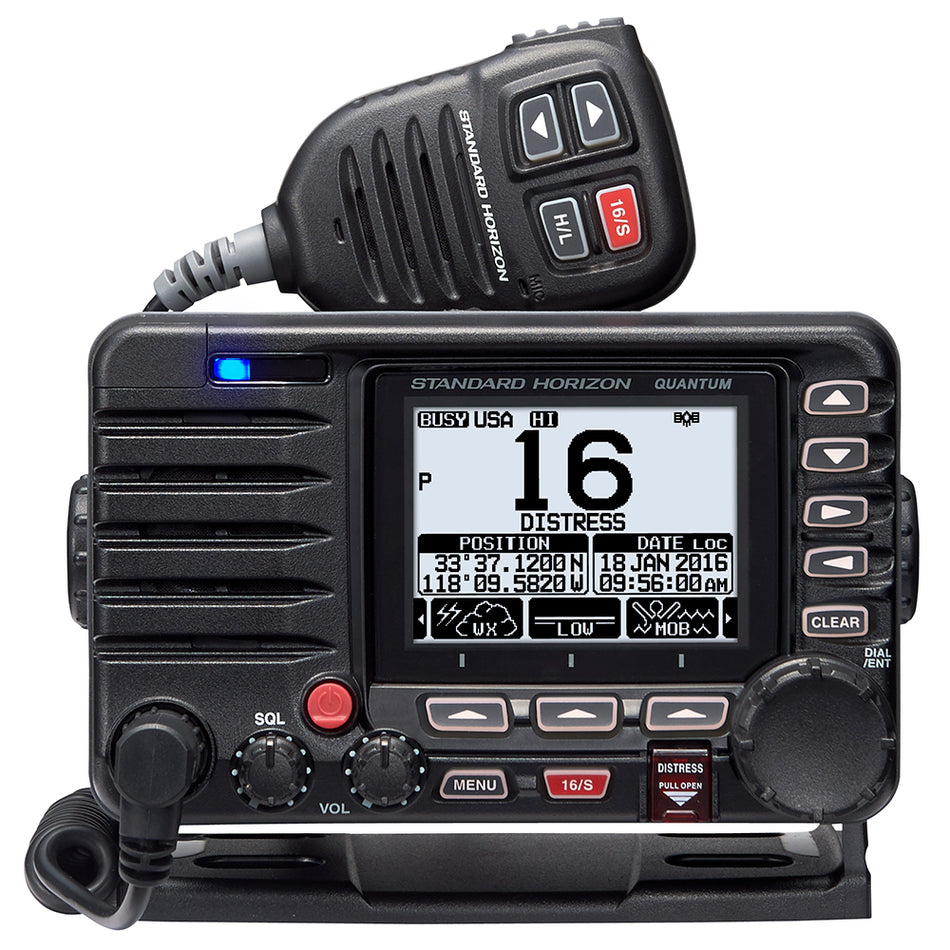 Standard Horizon - Quantum GX6000 25W Commercial Grade Fixed Mount VHF - With NMEA 2000, Integrated AIS Receiver, Speaker Mic — Quality Boat Parts