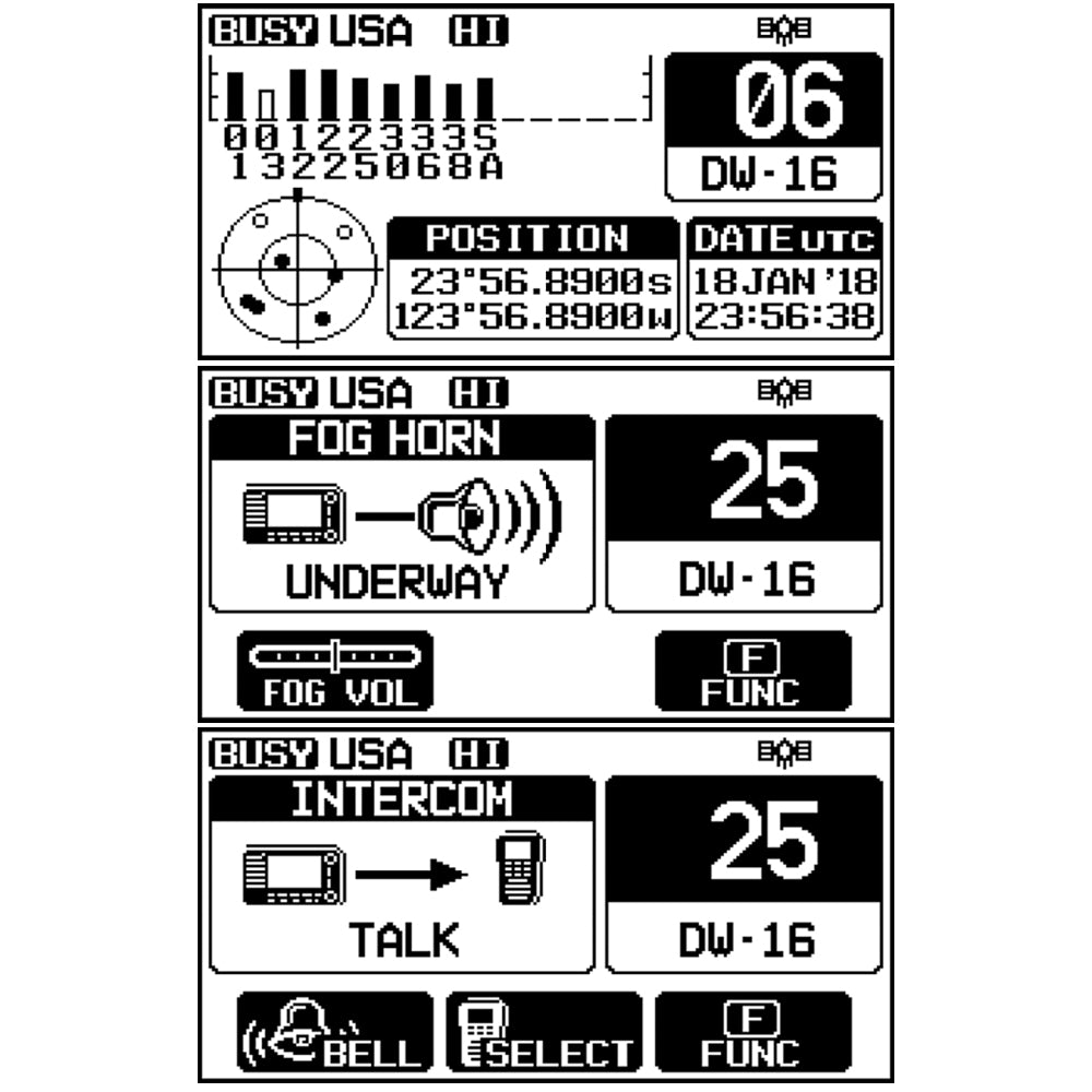 Standard Horizon - GX2400B Matrix Black VHF - With AIS, Integrated GPS, NMEA 2000 30W Hailer, Speaker Mic — Quality Boat Parts