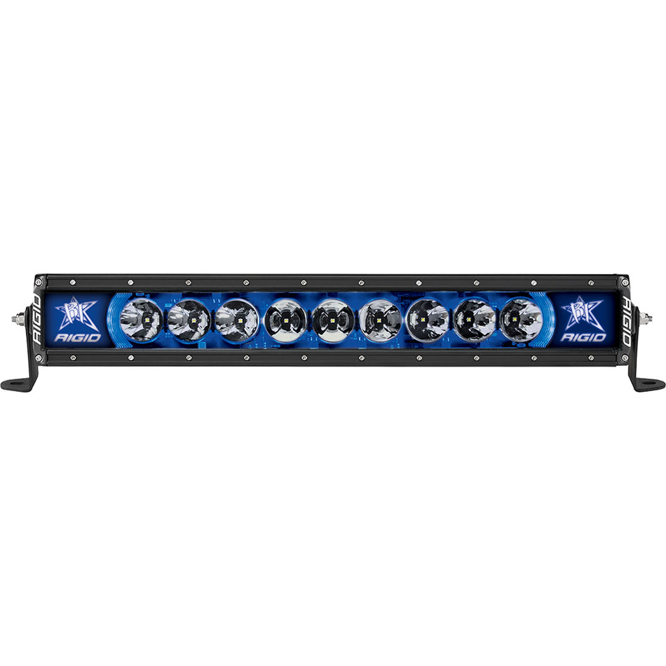 RIGID Industries - Radiance+ 20" Light Bar - Blue Backlight, Black Housing — Quality Boat Parts
