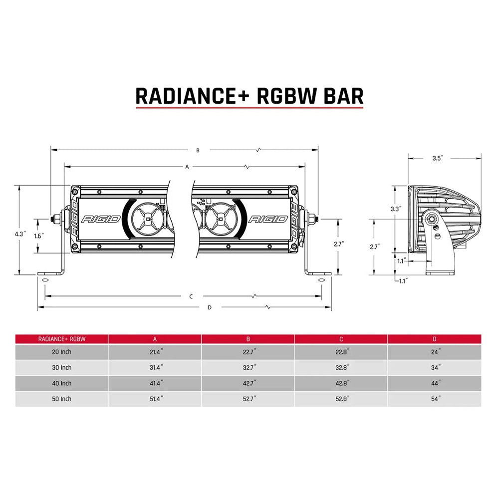 RIGID Industries - Radiance + Light Bar — Quality Boat Parts