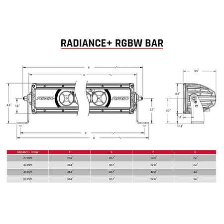 RIGID Industries - Radiance + Light Bar — Quality Boat Parts