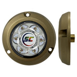 Shadow-Caster - SC2 Series Bronze Surface Mount Underwater Light — Quality Boat Parts