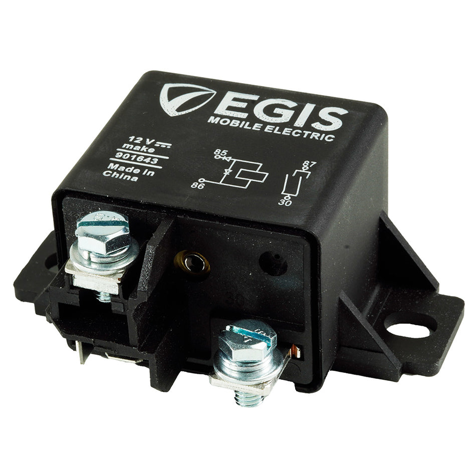 Egis Mobile Electric - Relay - With Dual Diode, 12V, 75A — Quality Boat Parts