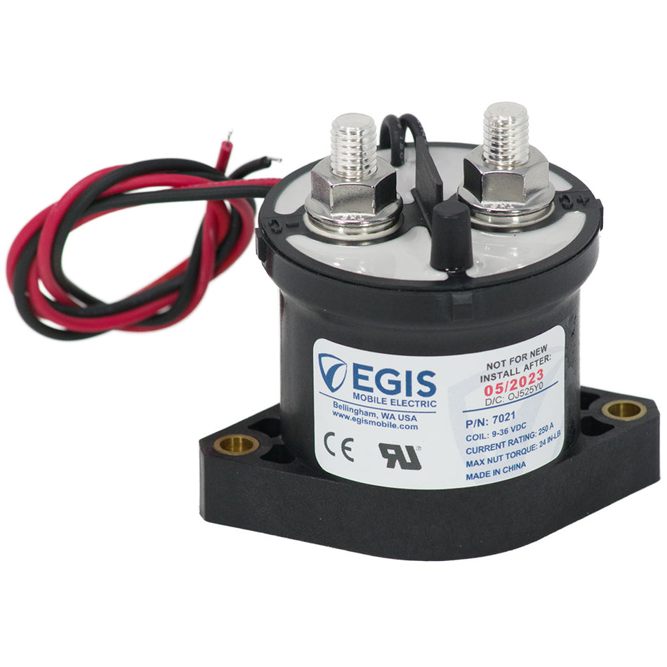 Egis Mobile Electric - Contactor - 250A, 12/24V — Quality Boat Parts