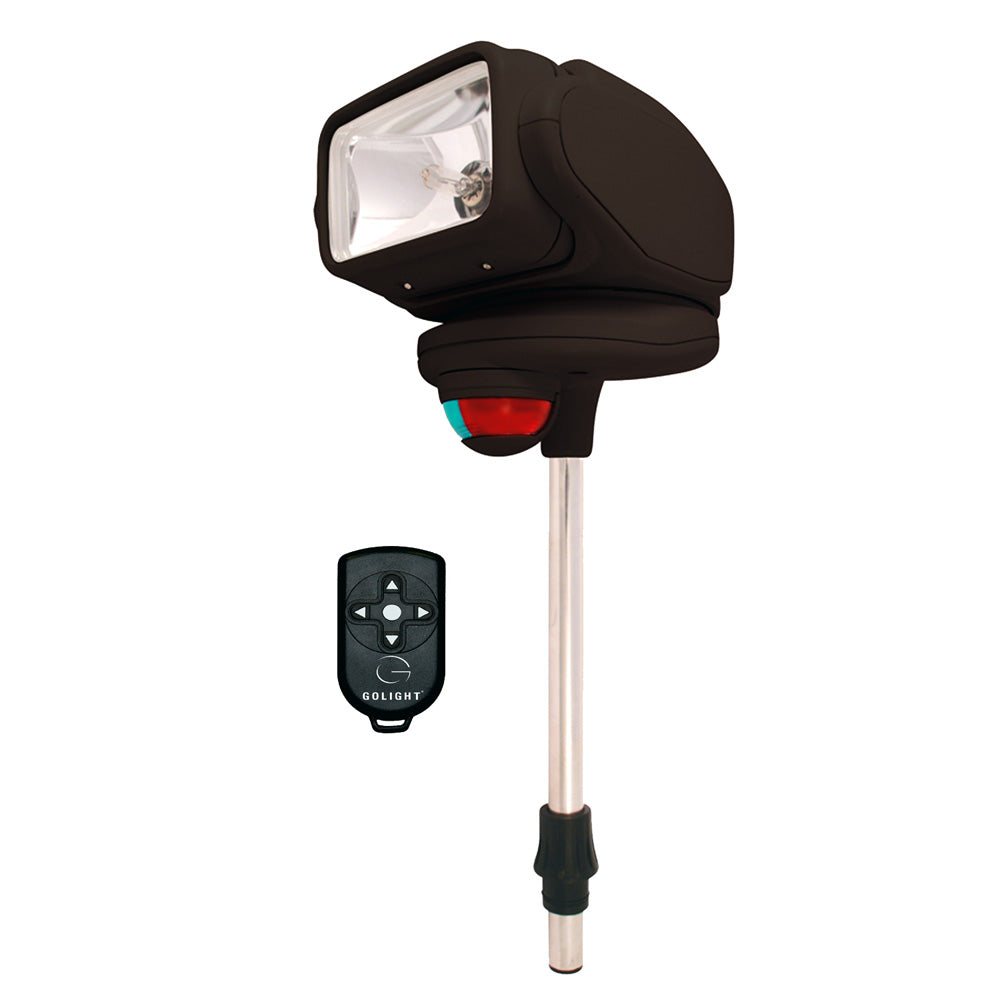 Golight - Gobee Stanchion Mount - With Wireless Remote, Black — Quality Boat Parts