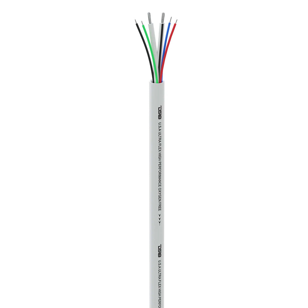 DS18 - Marine Tinned OFC Speaker Wire - 100" Spool, 18GA RGB Wire, with 16GA — Quality Boat Parts