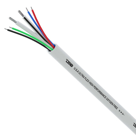 DS18 - Marine Tinned OFC Speaker Wire - 100" Spool, 18GA RGB Wire, with 16GA — Quality Boat Parts