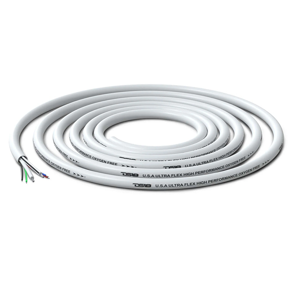 DS18 - Marine Tinned OFC Speaker Wire - 100" Spool, 18GA RGB Wire, with 16GA — Quality Boat Parts