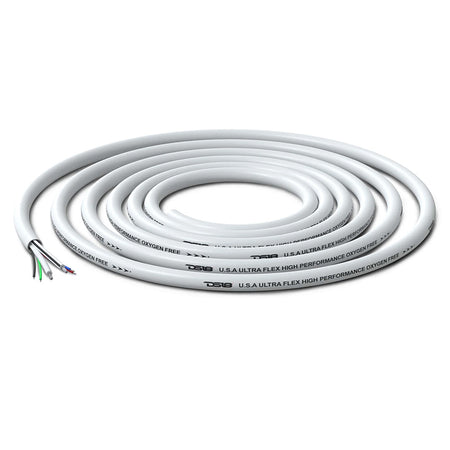 DS18 - Marine Tinned OFC Speaker Wire - 100" Spool, 18GA RGB Wire, with 16GA — Quality Boat Parts
