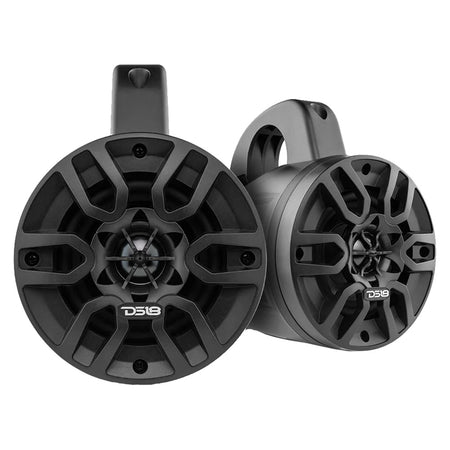 DS18 - HYDRO 4" Wakeboard Tower Speakers - 300W, Black — Quality Boat Parts