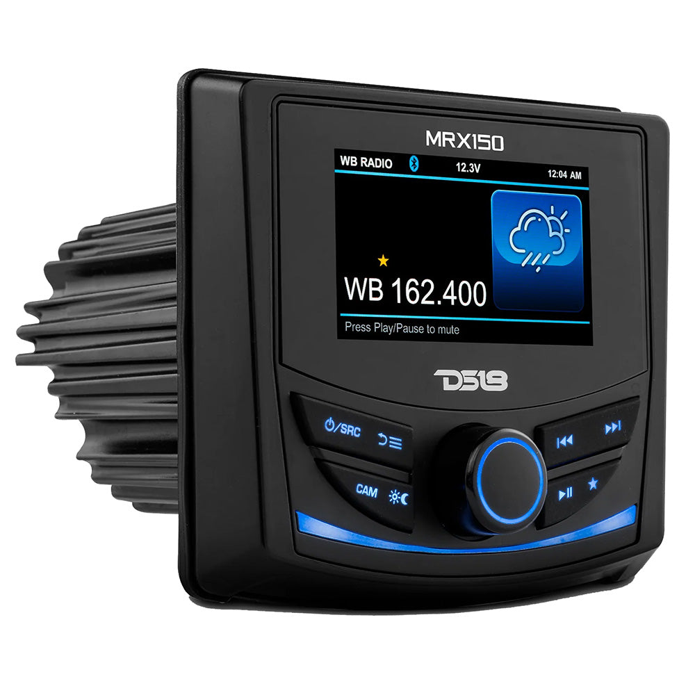 DS18 - Powersports Head Unit - With 3" Color TFT Display, Bluetooth, 4 x 40W — Quality Boat Parts