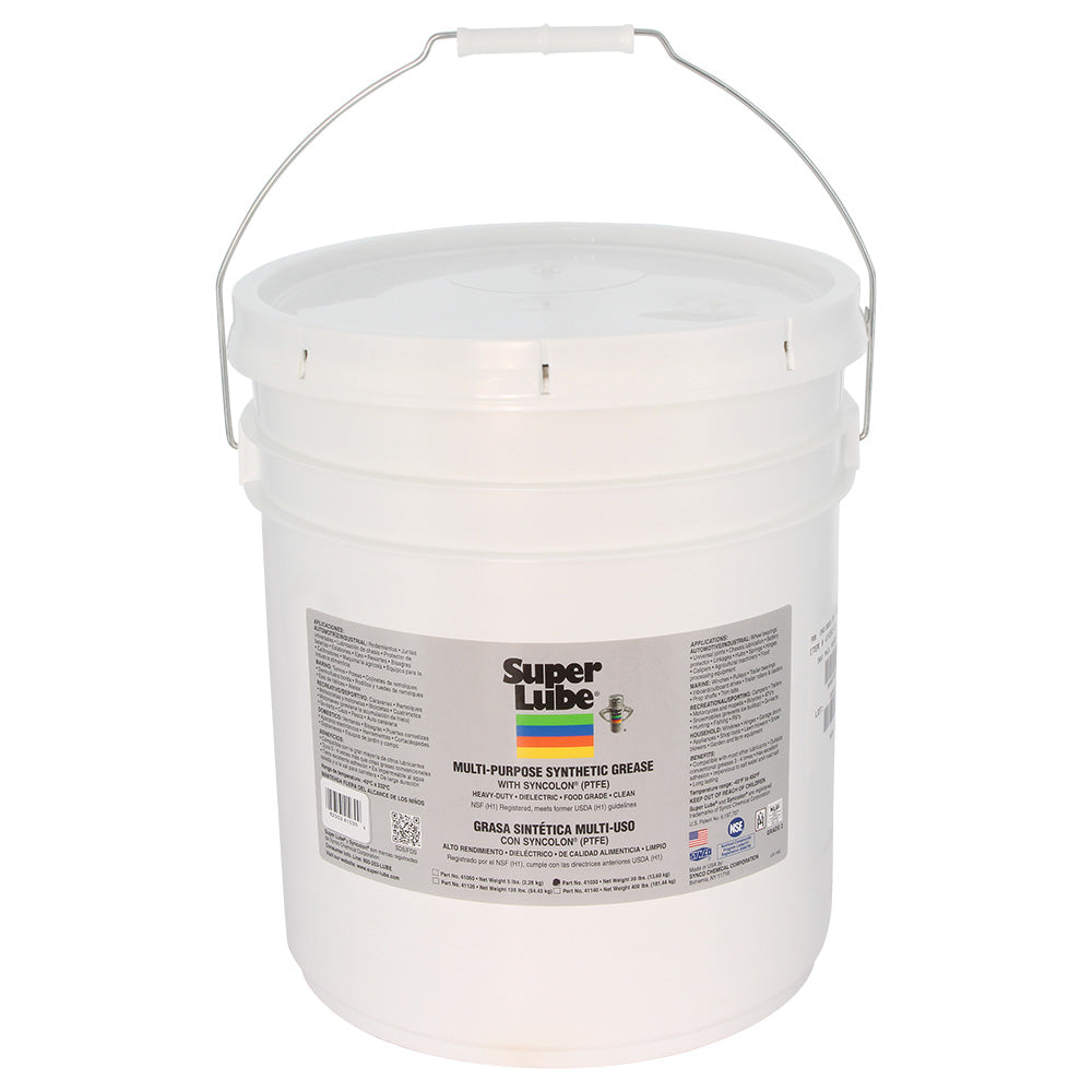 Super Lube - Multi-Purpose Synthetic Grease - With Syncolon (PTFE), 30lbs — Quality Boat Parts