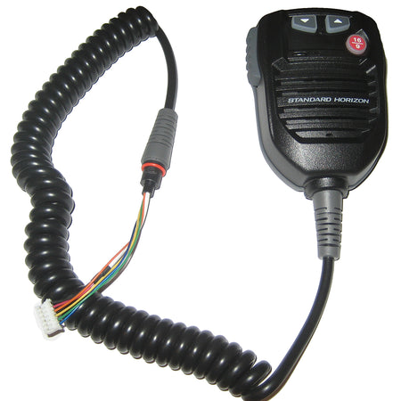Standard Horizon - Replacement VHF Mic - For GX2000B, GX2100B, GX2150B, GX2200B, Black — Quality Boat Parts