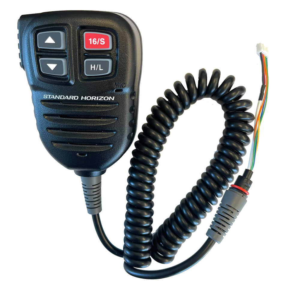 Standard Horizon - Replacement Mic Only - For GX2400B, Black — Quality Boat Parts