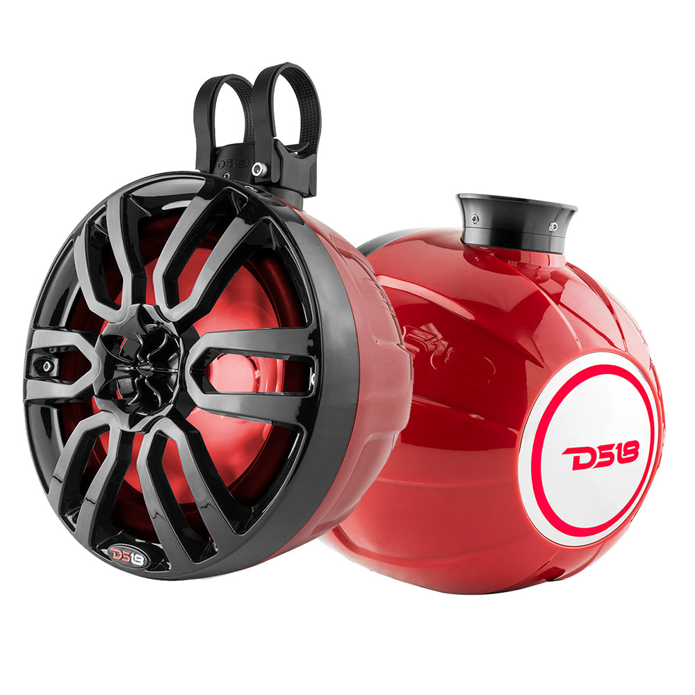 DS18 - HYDRO 8" Compact Wakeboard Pod Tower - With RGB Light, 375W — Quality Boat Parts