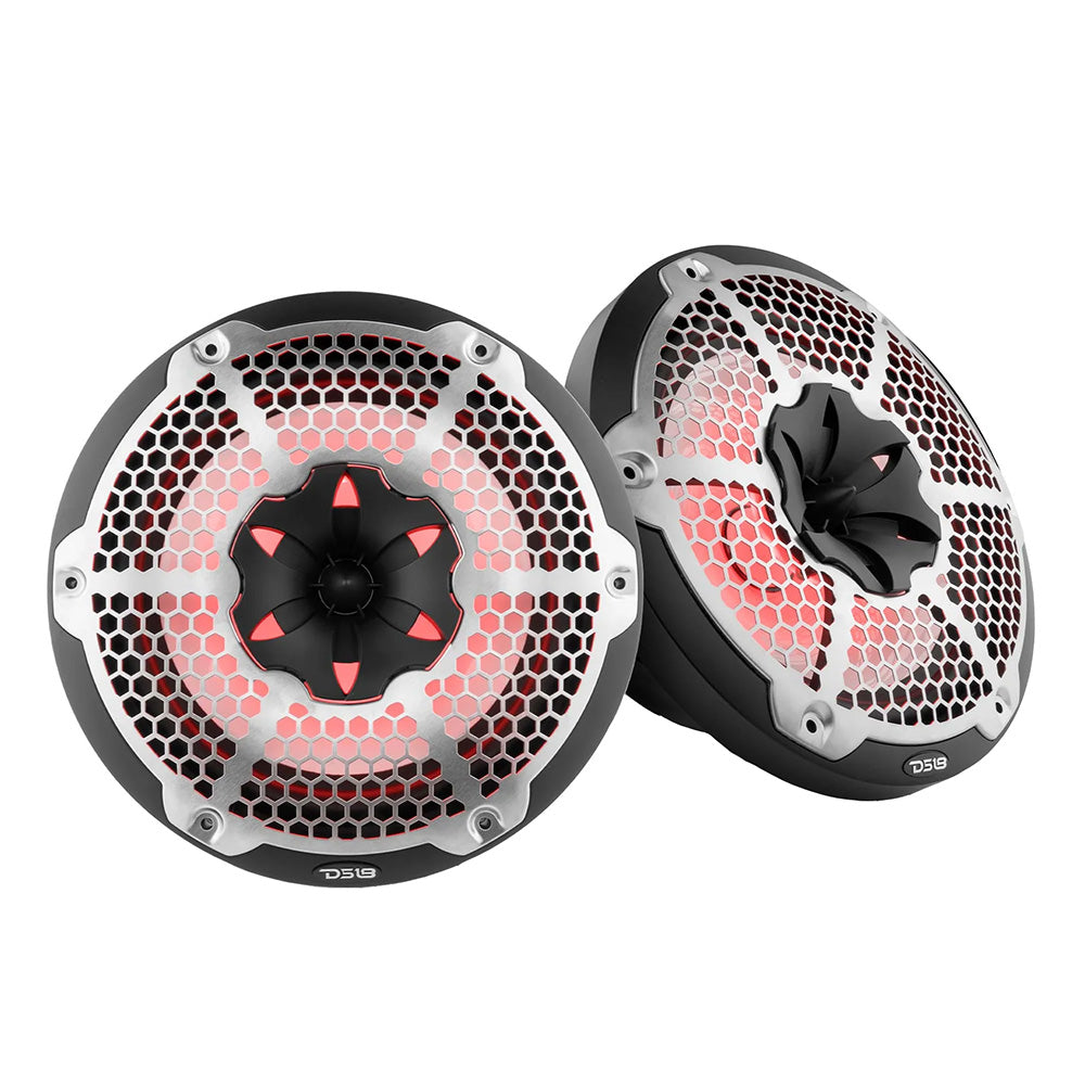 DS18 - HYDRO 10" 2-Way Speakers - With Bullet Tweeter & Integrated RGB LED Lights — Quality Boat Parts
