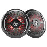 DS18 - HYDRO 6.5" 2-Way Marine Slim Speakers - RGB LED Lighting, 100W — Quality Boat Parts
