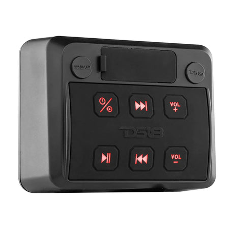 DS18 - HYDRO Square Marine Waterproof Audio Receiver - With Aux Input, Bluetooth, USB, Universal Pod — Quality Boat Parts