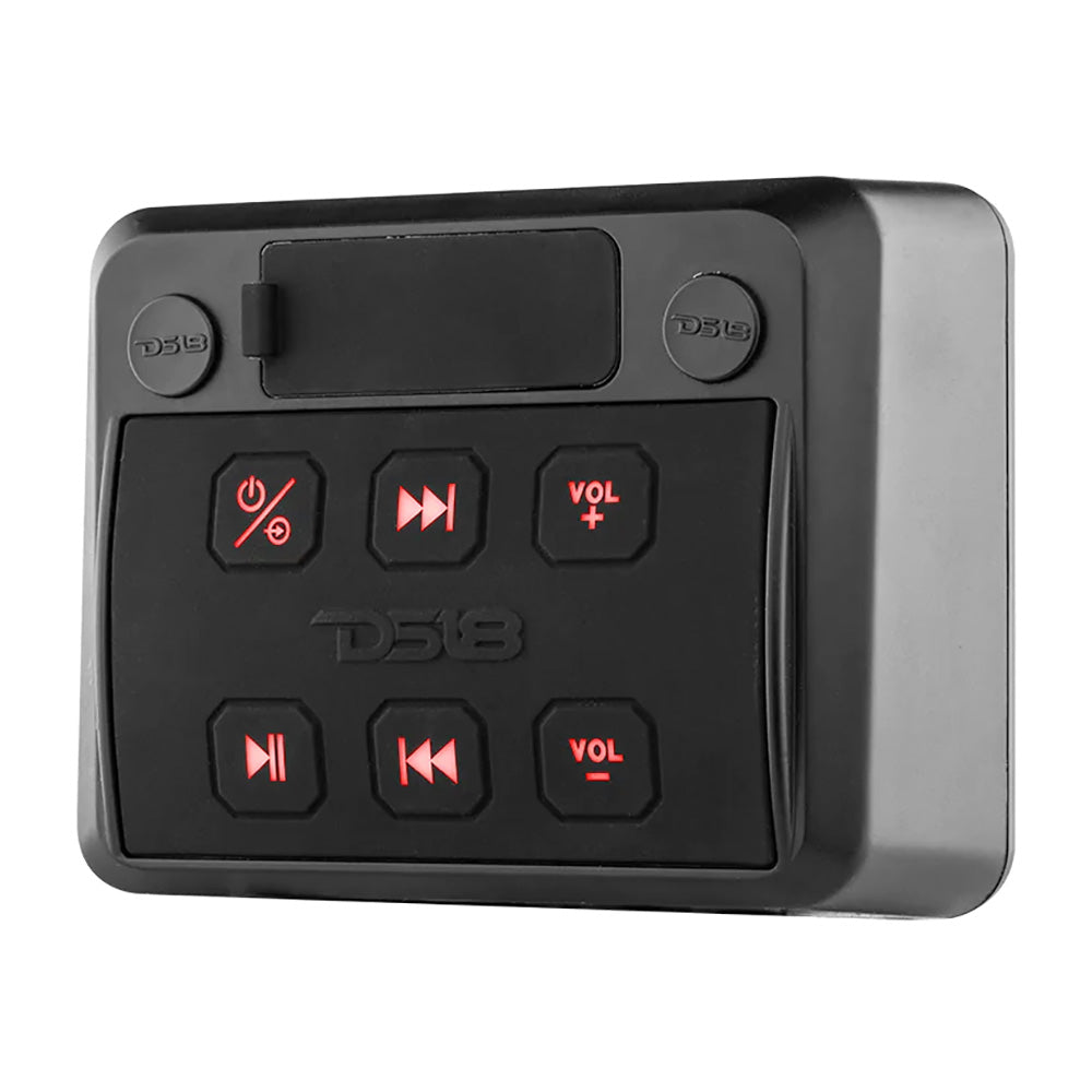 DS18 - HYDRO Square Marine Waterproof Audio Receiver - With Aux Input, Bluetooth, USB, Universal Pod — Quality Boat Parts