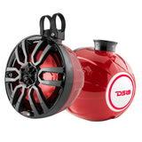 DS18 - HYDRO 6.5" Compact Wakeboard Pod Tower - With RGB Light, 300W — Quality Boat Parts