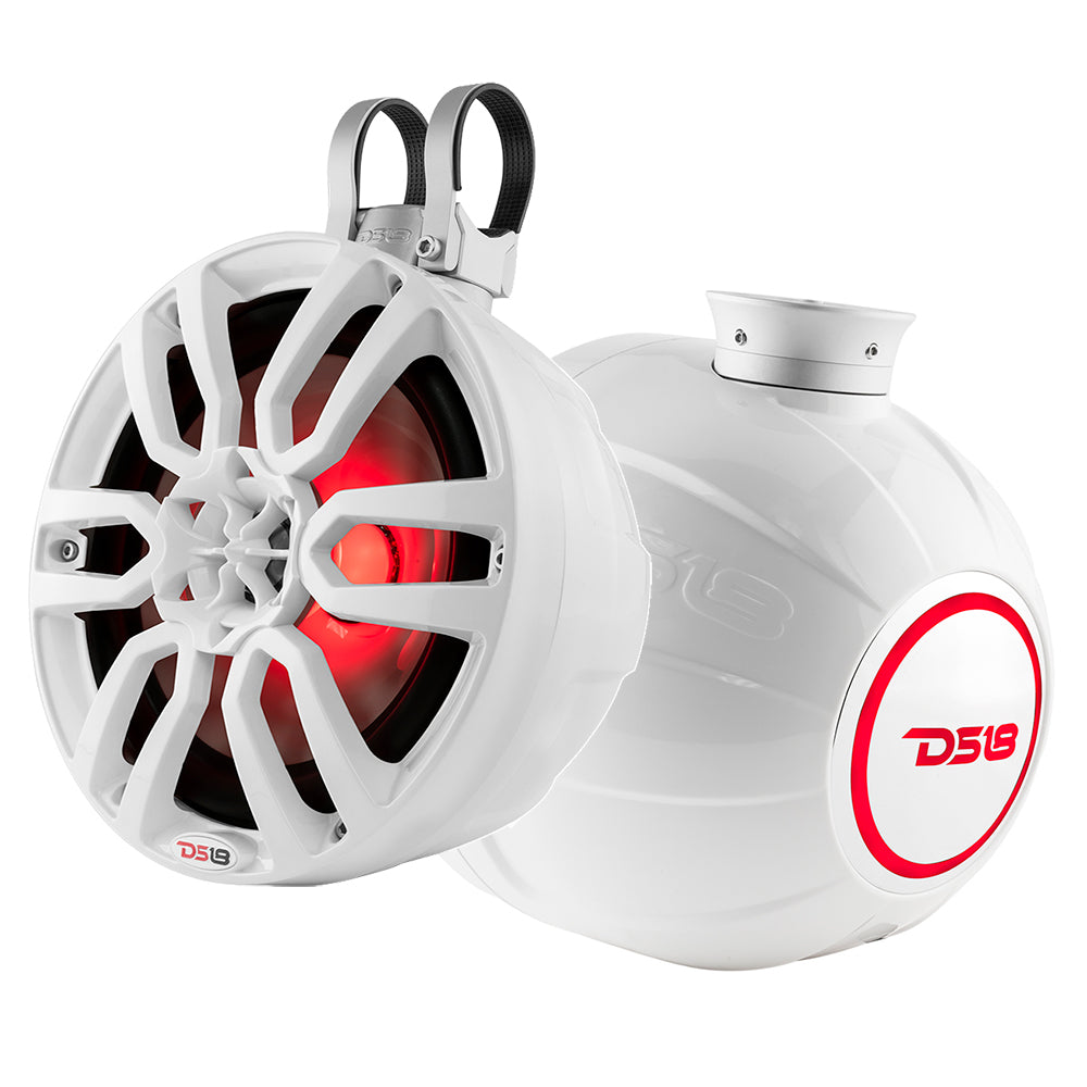 DS18 - HYDRO 6.5" Compact Wakeboard Pod Tower - With RGB Light, 300W — Quality Boat Parts