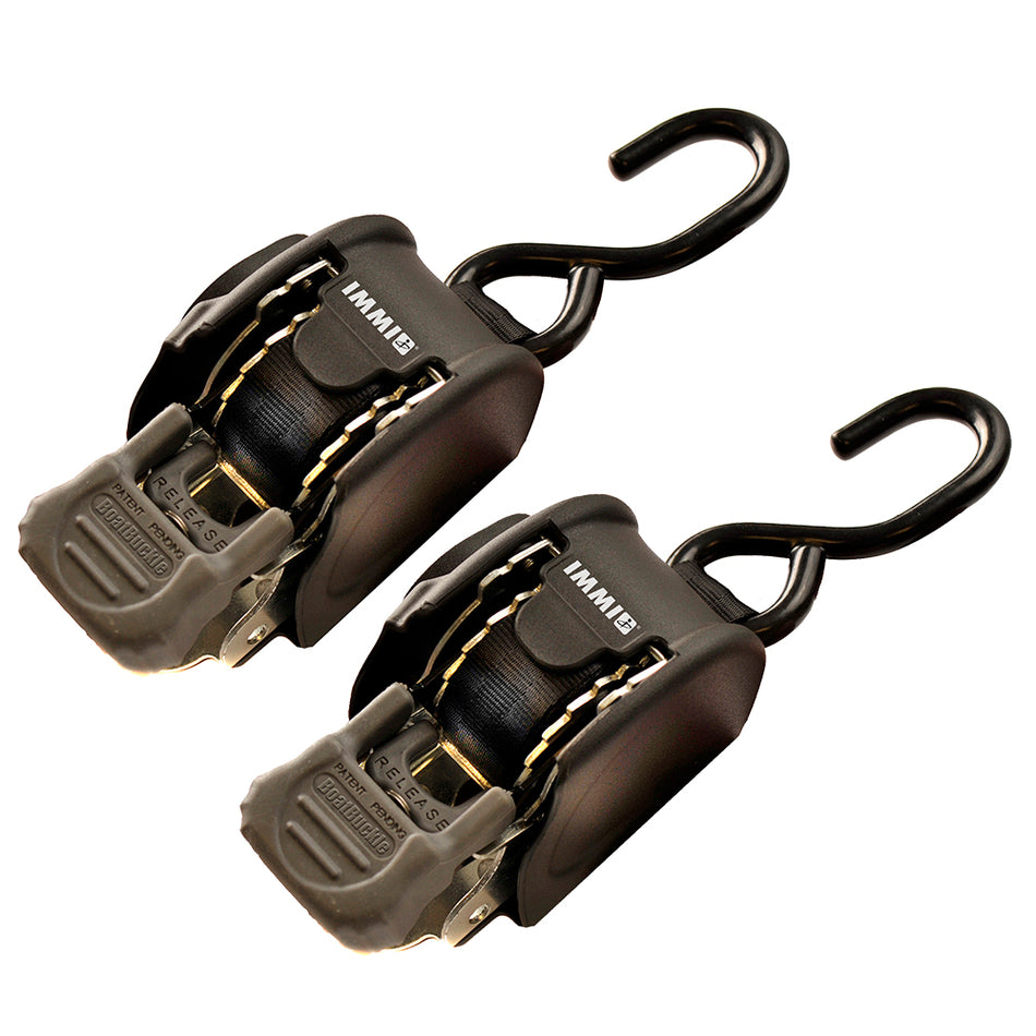 BoatBuckle - Mini G3 Retractable Transom Tie-Down System - 1" x 72" — Quality Boat Parts