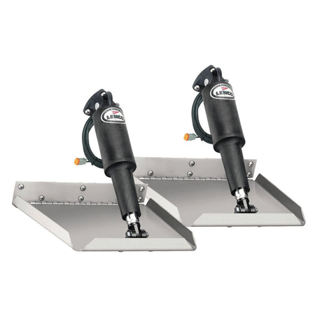 Lenco Marine - Edge Mount Trim Tab Kit - With Switch Kit, 9" x 9", 12V — Quality Boat Parts