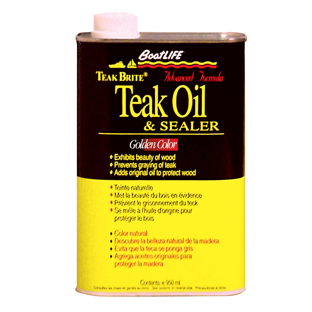 BoatLIFE - Teak Brite Advanced Formula Teak Oil - 32oz — Quality Boat Parts