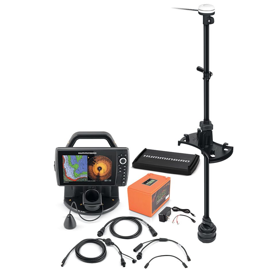 Humminbird - ICE HELIX 9 MSI+ GPS G4N MEGA 360 Bundle — Quality Boat Parts