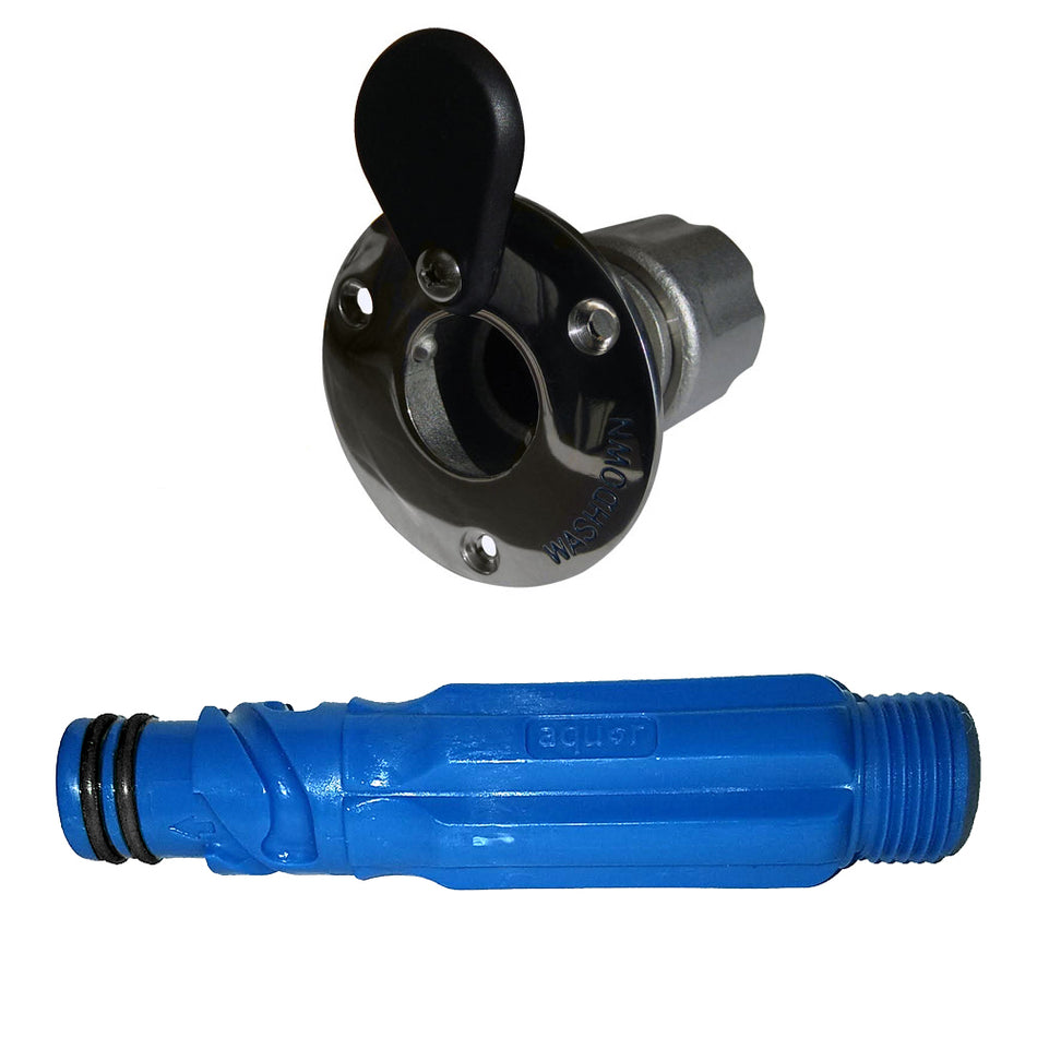 Johnson Pump - Deck Wash Single Outlet Single Flush — Quality Boat Parts