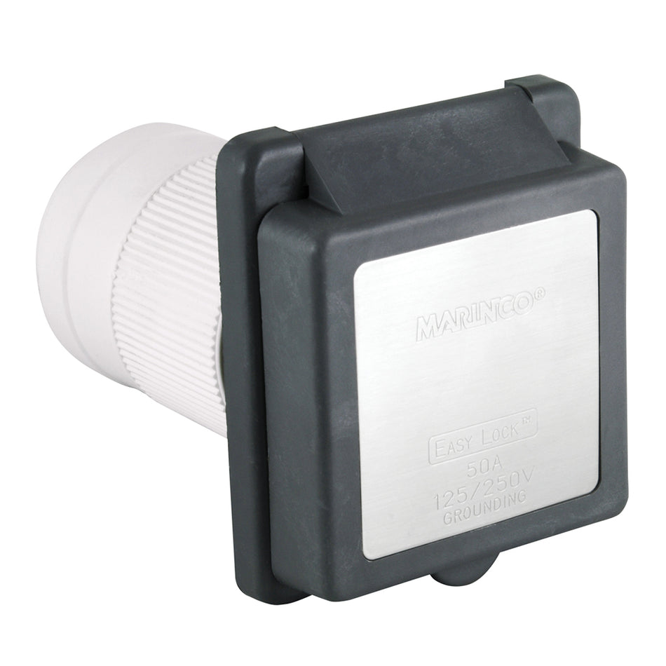 Marinco - Connector Inlet - With Enclosure, 50A, 125/250V — Quality Boat Parts