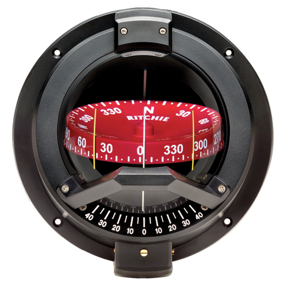 Ritchie - Navigator Compass - Bulkhead Mount, Black — Quality Boat Parts