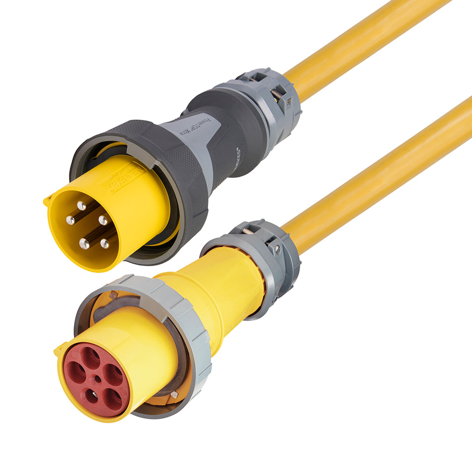 Marinco - 4-Wire Shore Power Cordset - 100 Amp, 125/250V, 3-Pole, Neutral Wire, 75" — Quality Boat Parts