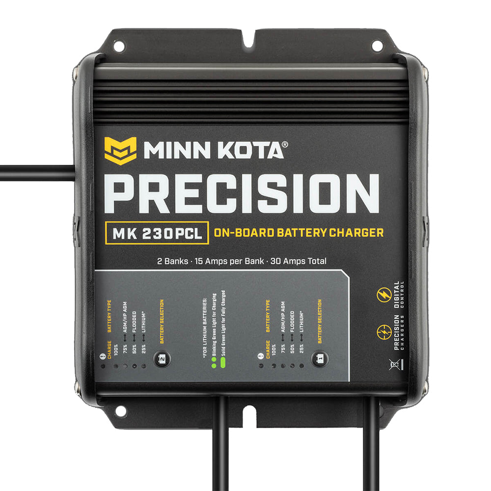 Minn Kota - On-Board Precision Charger - LI Optimized Charger — Quality Boat Parts
