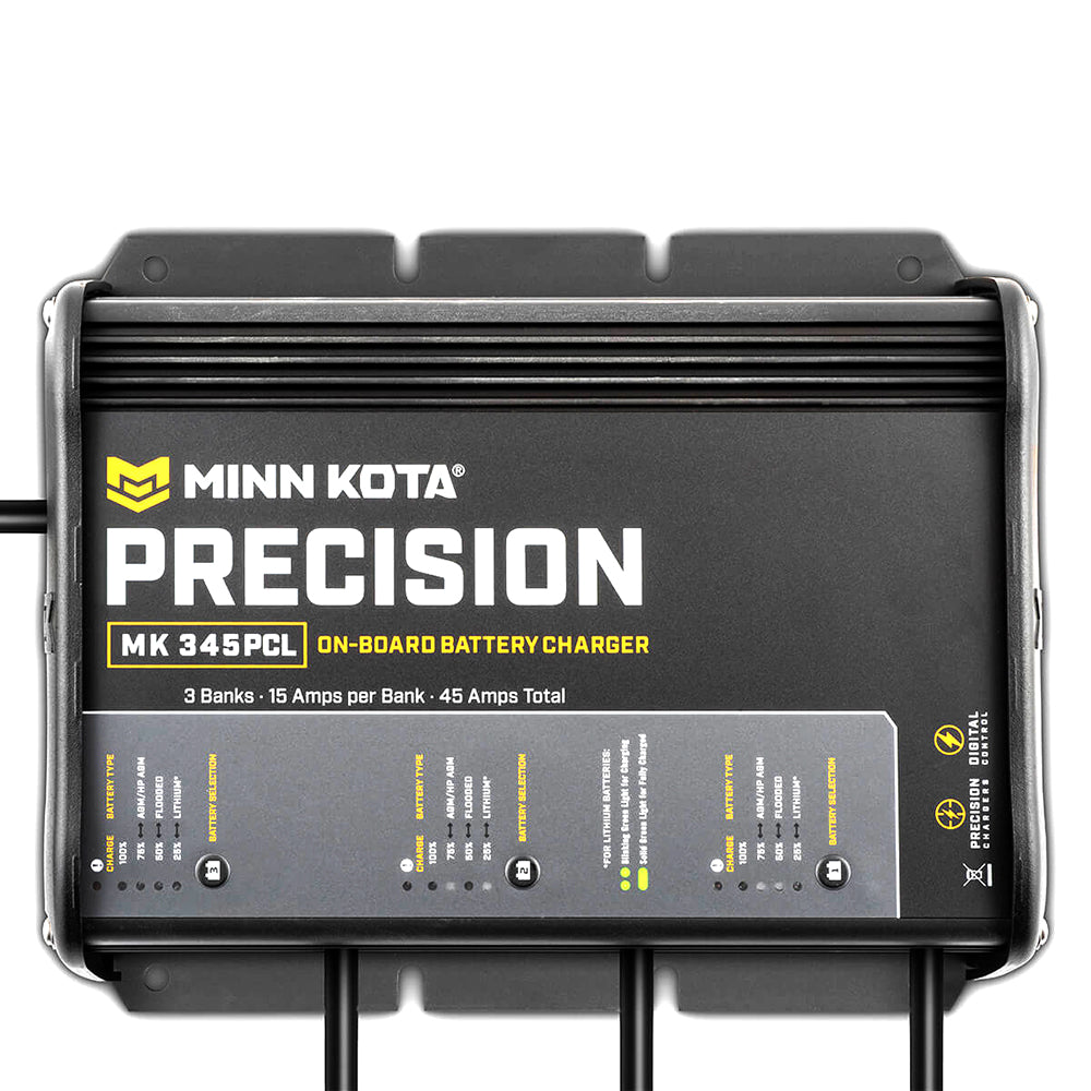 Minn Kota - On-Board Precision Charger - LI Optimized Charger — Quality Boat Parts