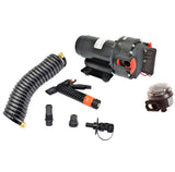 Johnson Pump - Aqua Jet 5.2 GPH Washdown Pump Kit - With Hose — Quality Boat Parts