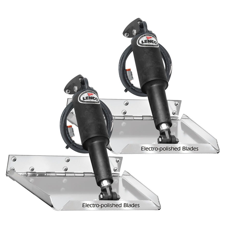 Lenco Marine - Standard Performance Trim Tab Kit - With Switch Kit 12V — Quality Boat Parts