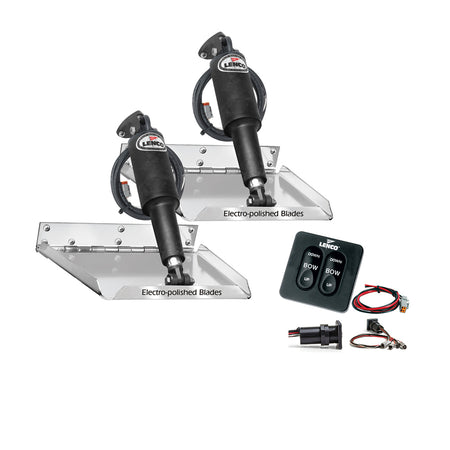 Lenco Marine - Standard Performance Trim Tab Kit - With Standard Tactile Switch Kit 12V — Quality Boat Parts