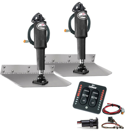 Lenco Marine - Standard Trim Tab Kit - With LED Indicator Switch Kit 12V — Quality Boat Parts
