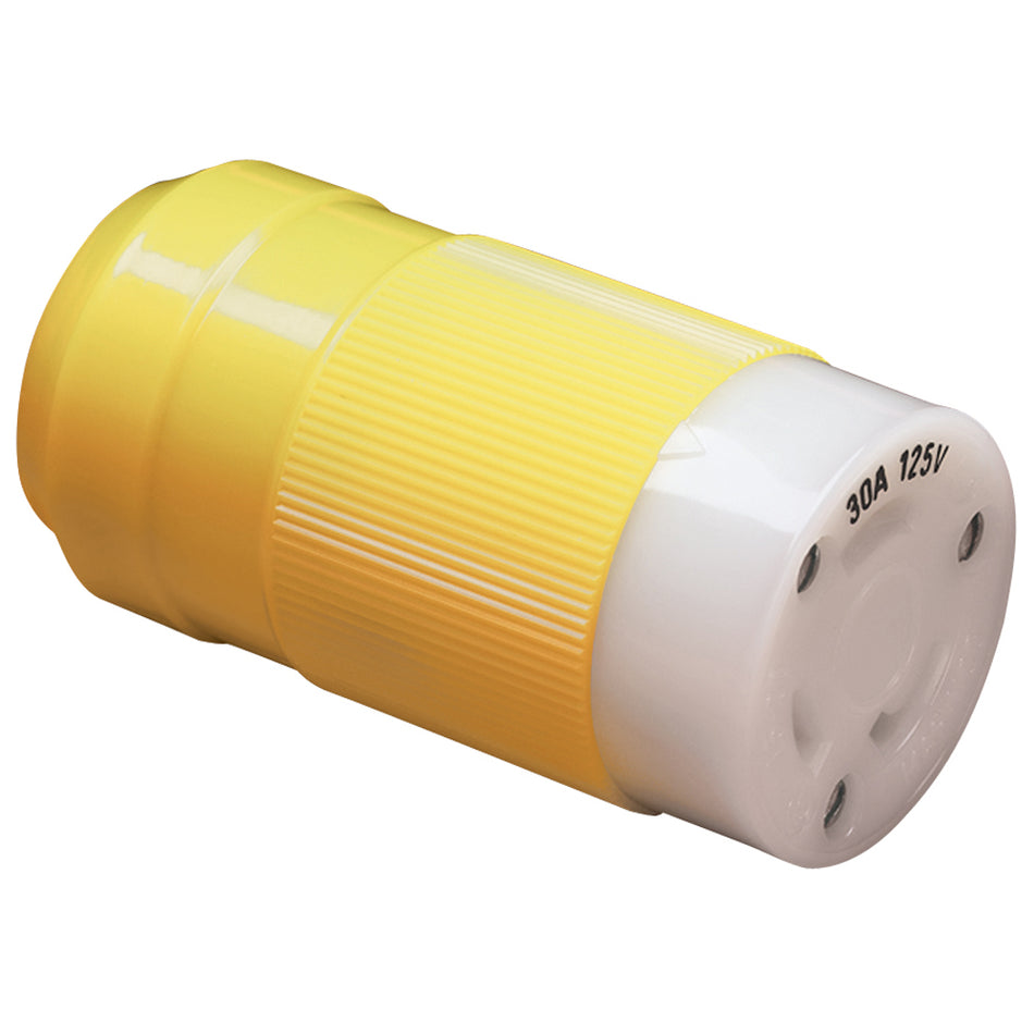 Marinco - Locking Connector - 125V, 30A — Quality Boat Parts