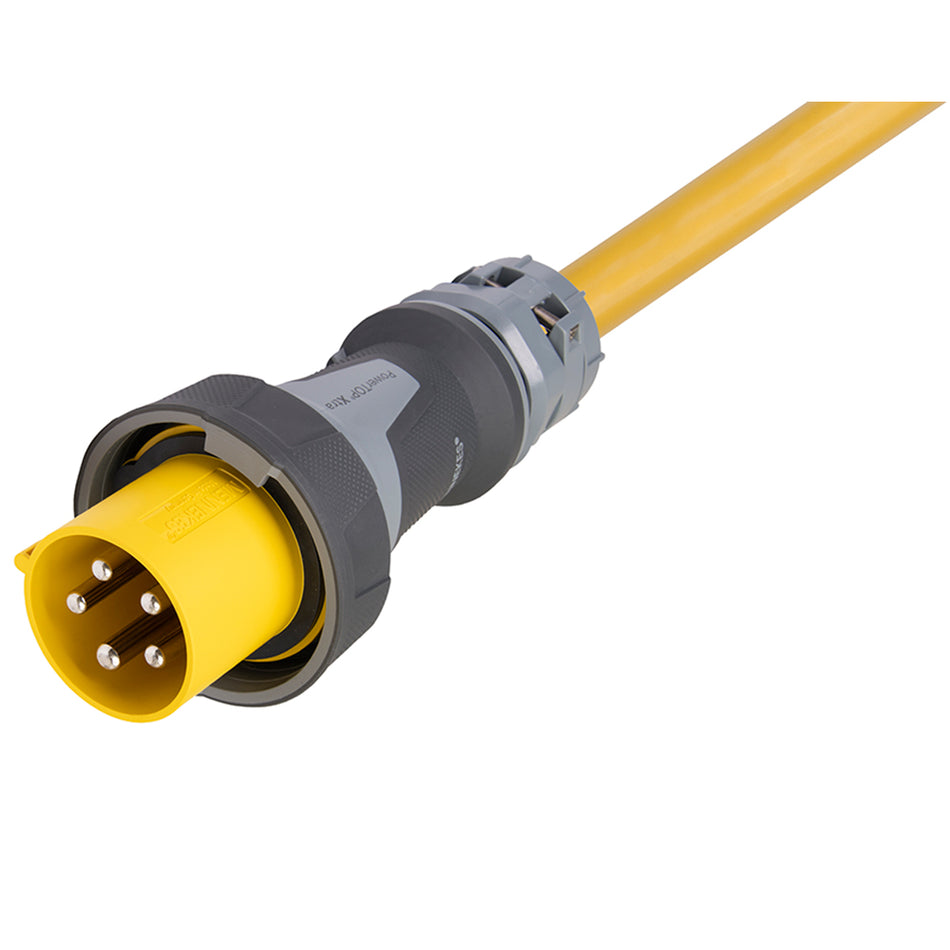 Marinco - 5-Wire Shore Power Cable - 100 Amp 120/208V 4-Pole, One-Ended Male Only Cord, Blunt Cut — Quality Boat Parts